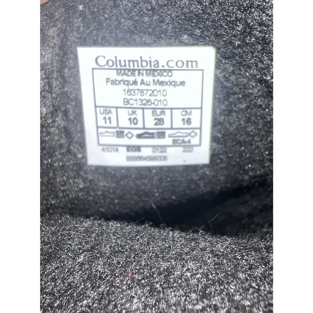 NEW Columbia Kids Snow Boots Insulated Powderbug Black WaterproofYouth Size 11 - Picture 6 of 8